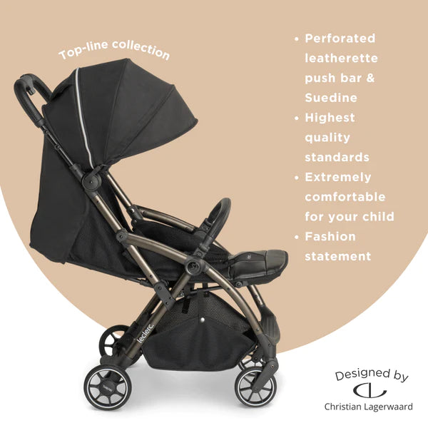 Leclerc Baby Hexagon Stroller Carbon Black