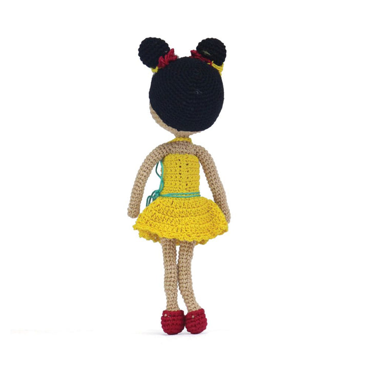 Happy Threads Hawain Doll - Yellow