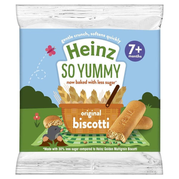 Heinz Reduced Sugar Original Biscotti, 7 months +, 60g