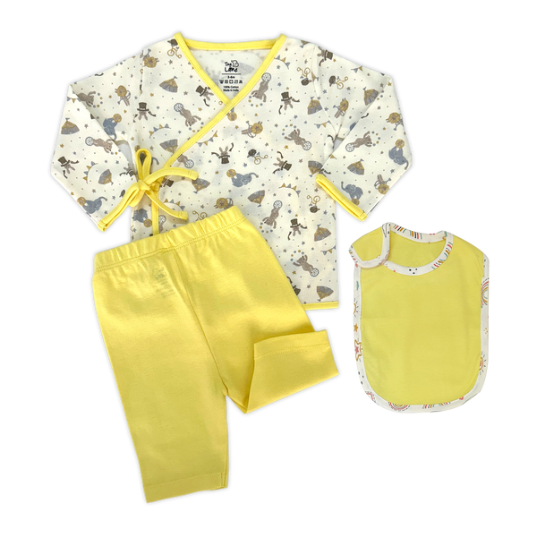 TinyLane Newborn Baby Clothing Set - Yellow