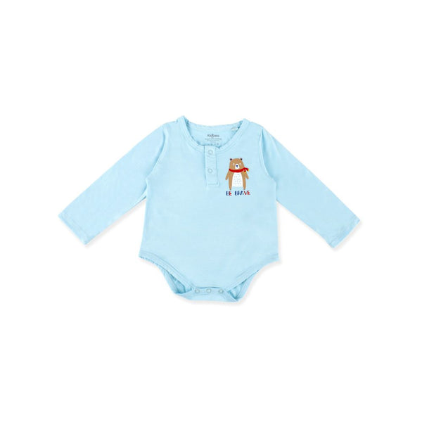 Kidbea Bamboo Soft Fabric Onesie For, Baby Boy - Be Brave