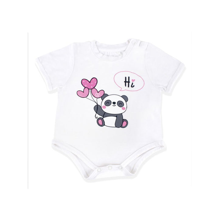 Kidbea Bamboo Soft Fabric, Baby Boy/Girl - White Panda