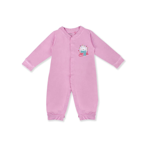 Kidbea Bamboo Soft Fabric Onesies, Baby Girl - Joy Pink Romper