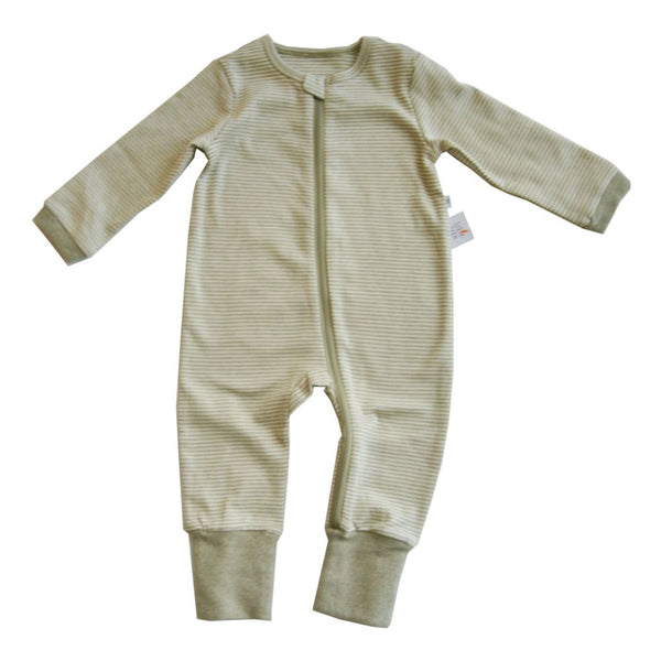 Tickle Tickle Lil Fern Organic Zipup Sleepsuit