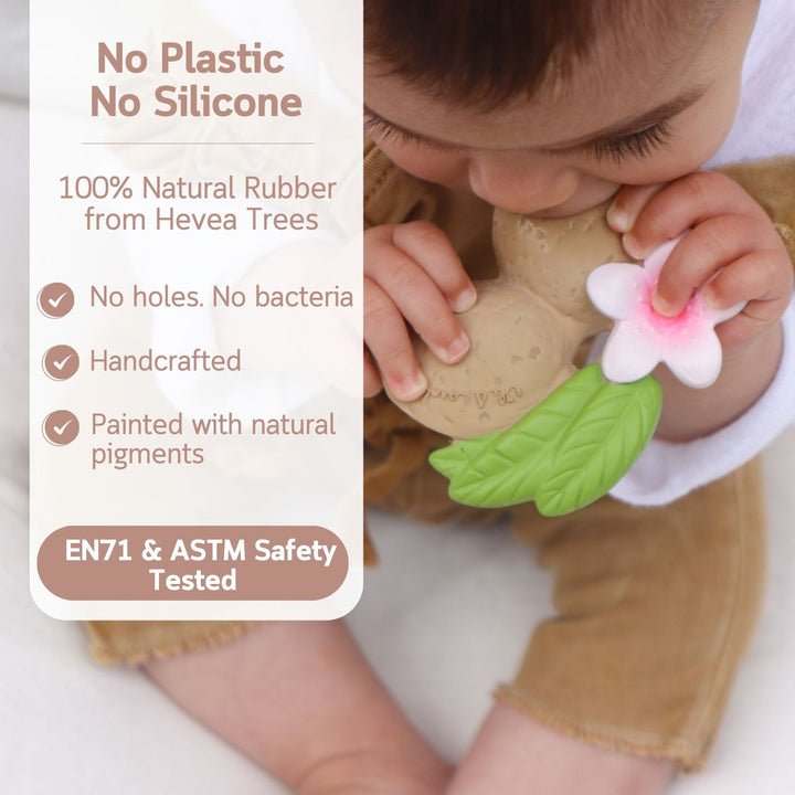 Oli and Carol Aly The Almond Natural Rubber Teether