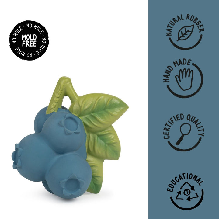 Oli and Carol Jerry The Blueberry Natural Rubber Teether