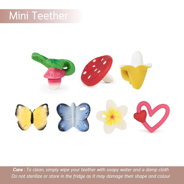 Oli and Carol Katia The Butterfly Natural Rubber Teether