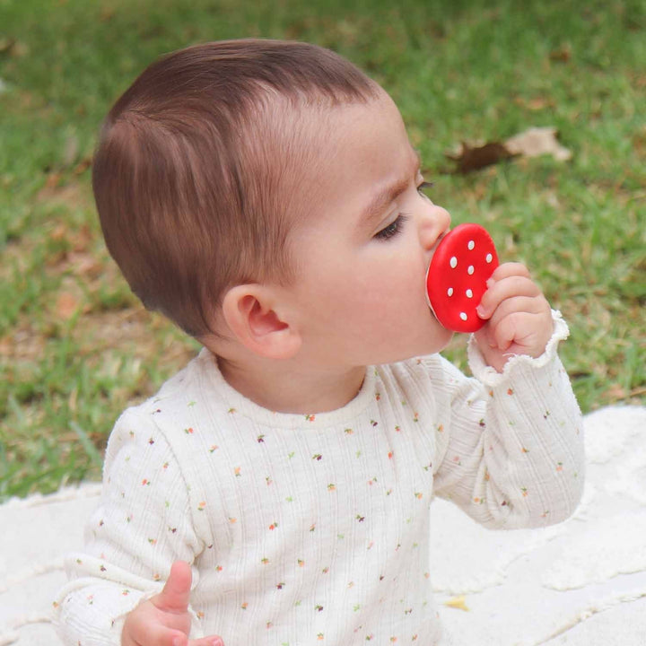 Oli and Carol Spotty The Mushroom Chewy Teether