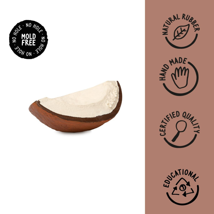 Oli and Carol Coco The Coconut Natural Rubber Teether