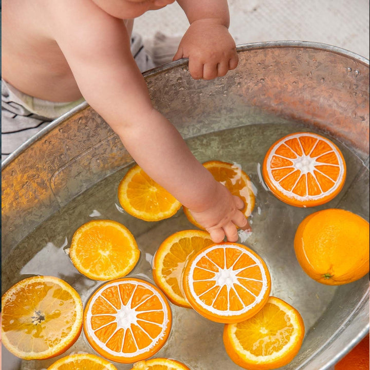 Oli and Carol Clementino The Orange Natural Rubber Teether