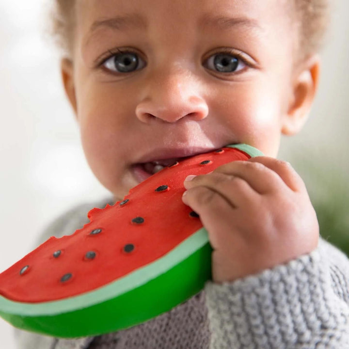 Oli and Carol Wally The Watermelon Natural Rubber Teether