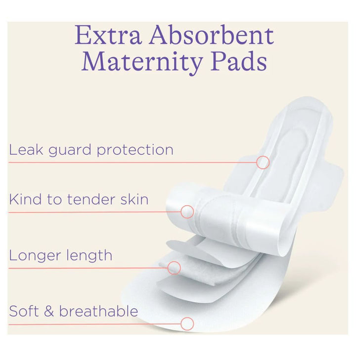 Lansinoh Extra Absorbent Maternity Pads: 0-2 Weeks Post-Birth