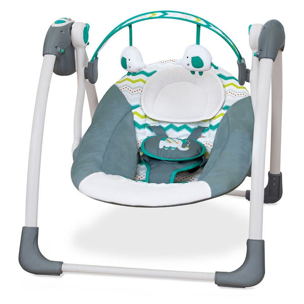 Mastela Deluxe Portable Swing - Teal (Birth+ to 24 months)