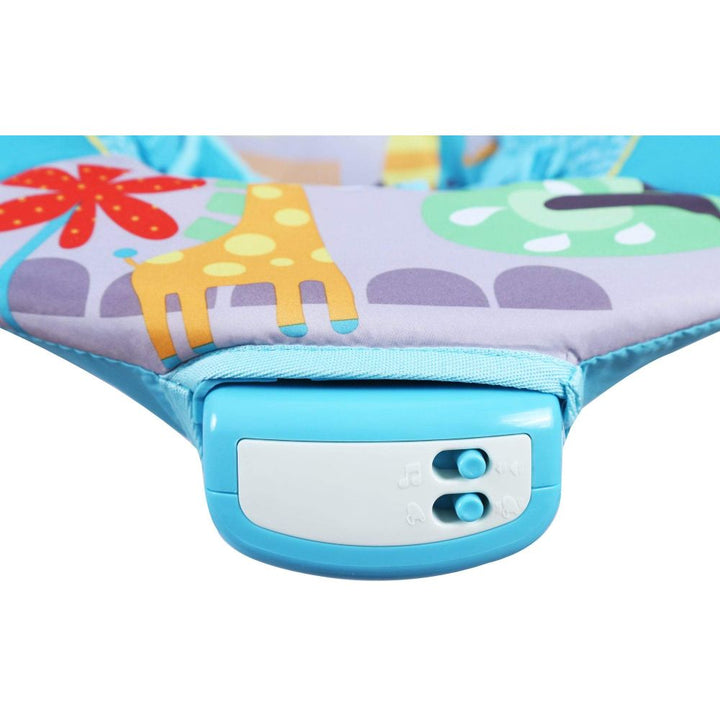 Mastela Music Vibrations Bouncer - Aqua (3months to 12months)