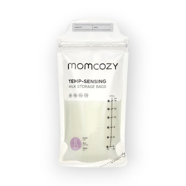 Momcozy Maternity Accessory Breastmilk Bag 50pcs Transparent, Birth to 24M