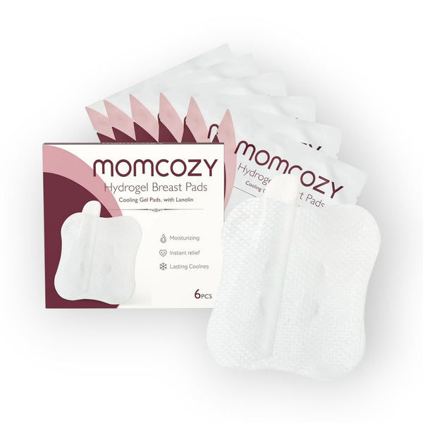 Momcozy Maternity Accessory Soothing Gel Pads White, Birth to 24M