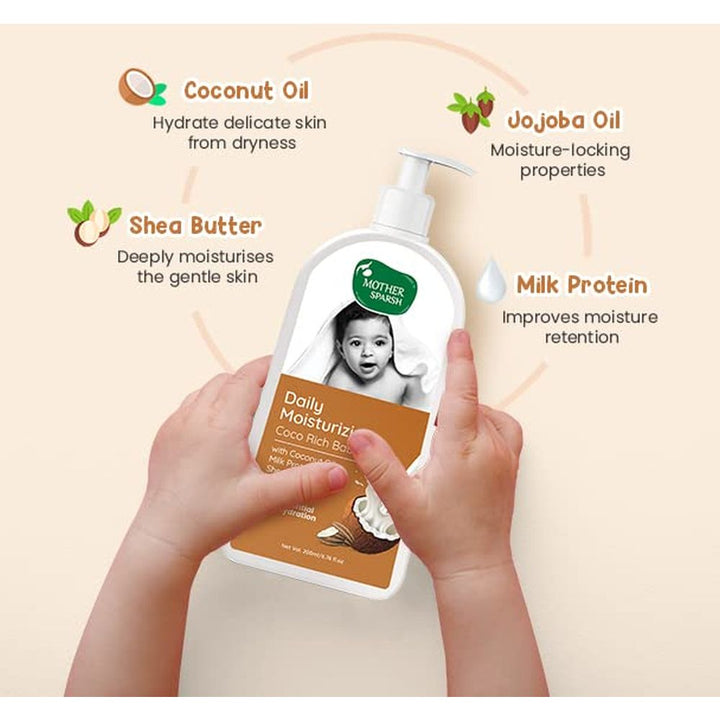 Mother Sparsh Daily Moisturizing Coco Rich Baby Lotion, 200ml