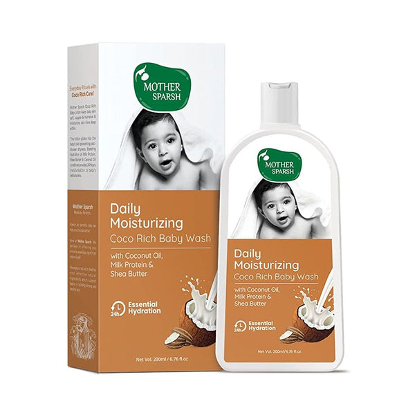 Mother Sparsh Daily Moisturizing Coco Rich Baby Wash,200ml