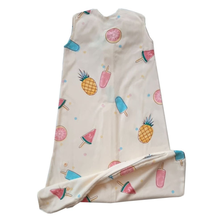 Tickle Tickle Nap a Lil Organic Cotton Sleeping Bag, 1.0 TOG Pina Colada