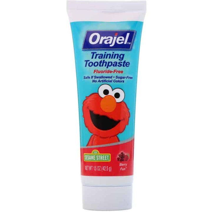 Orajel Training Toothpaste Berry Fun, Fluoride Free, 42.5g