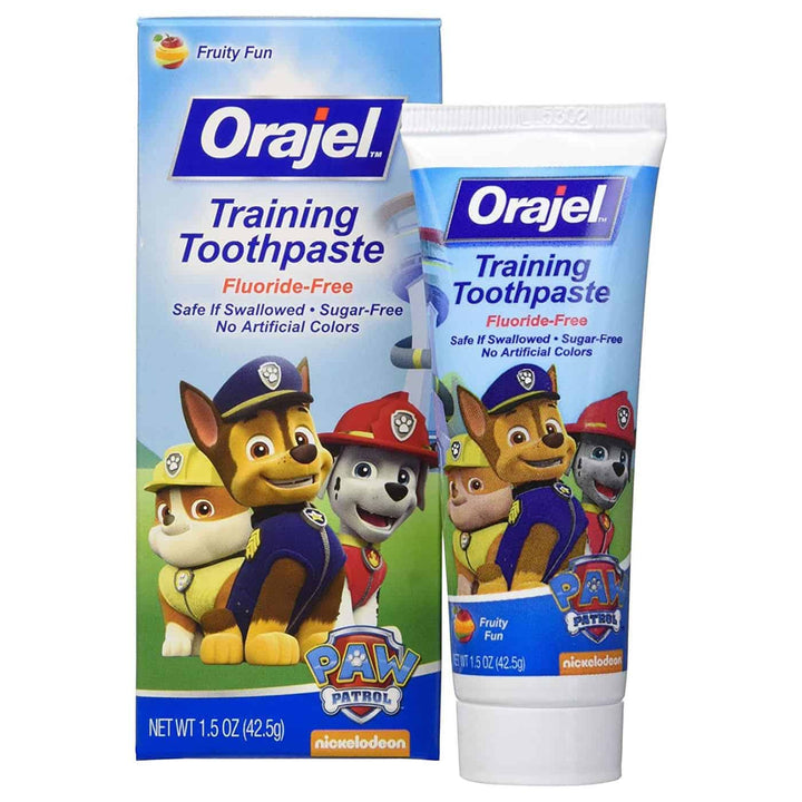 Orajel Training Toothpaste Fruity Fun, Fluoride Free, 42.5g