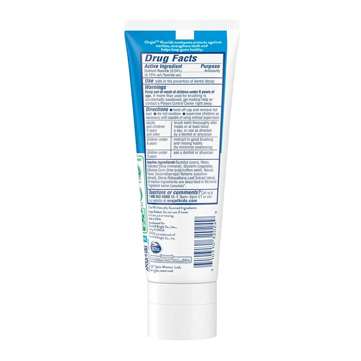 Orajel Paw Anticavity Fluoride Toothpaste, 119g