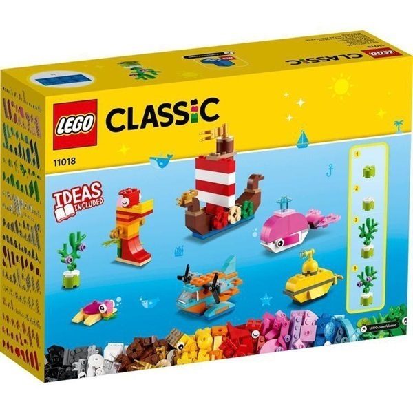 LEGO Classic Creative Ocean Fun Building Block Set fo 4+ Years (333 Pieces)