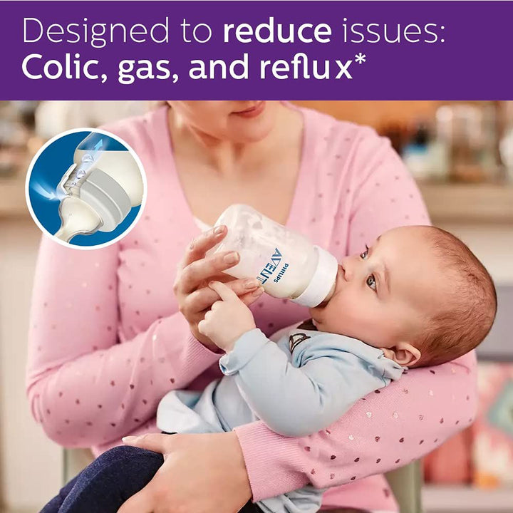 Philips Avent Anti Colic Feeding Bottle- 260 ml, Twin Pack