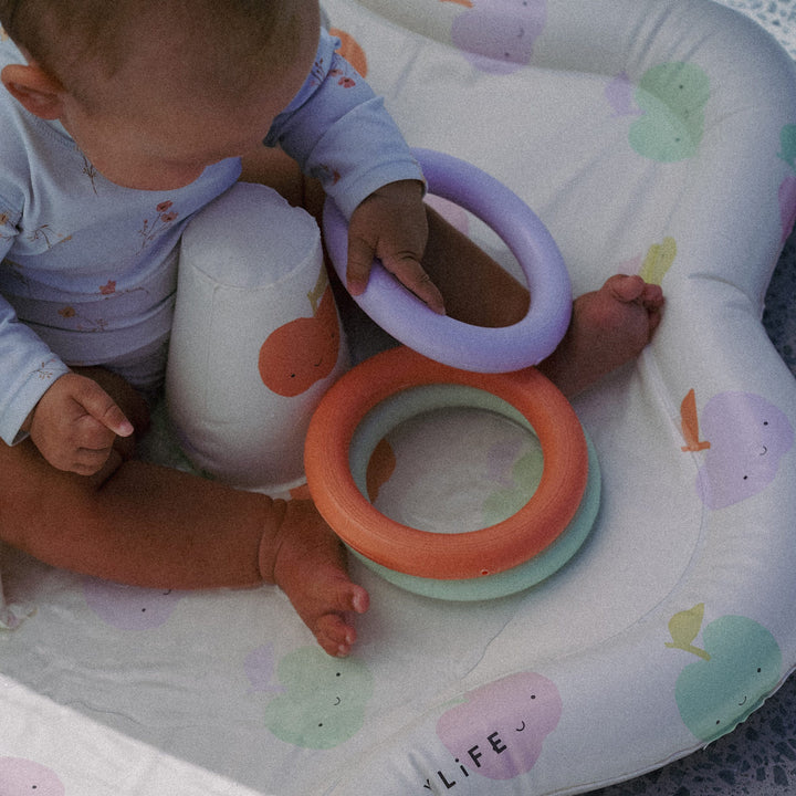 SUNNYLiFE Baby Playmat with Shade Apple Sorbet Multi