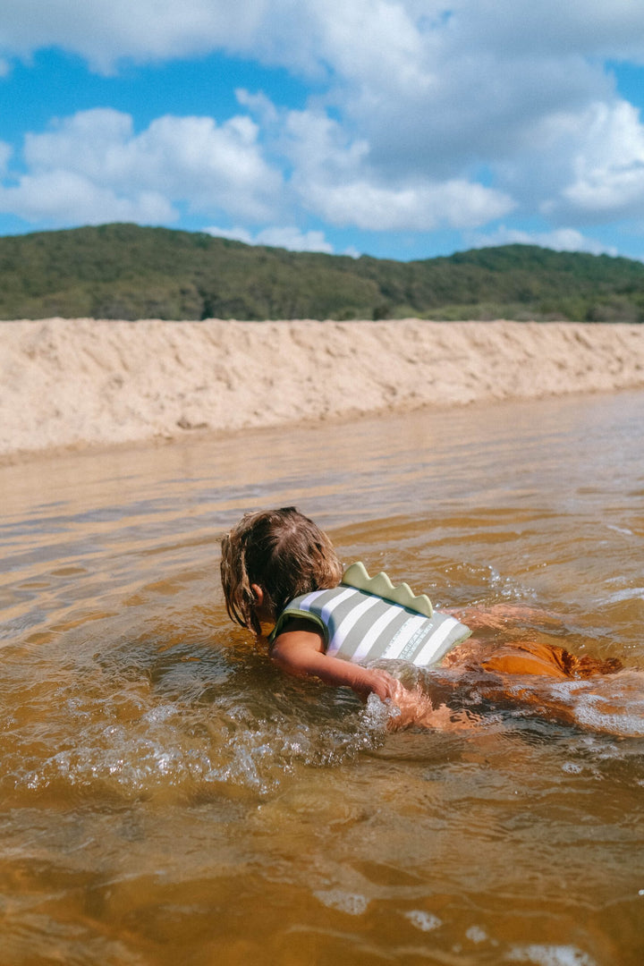 SUNNYLiFE Kids Swim Vest 1-2 Into the Wild Khaki