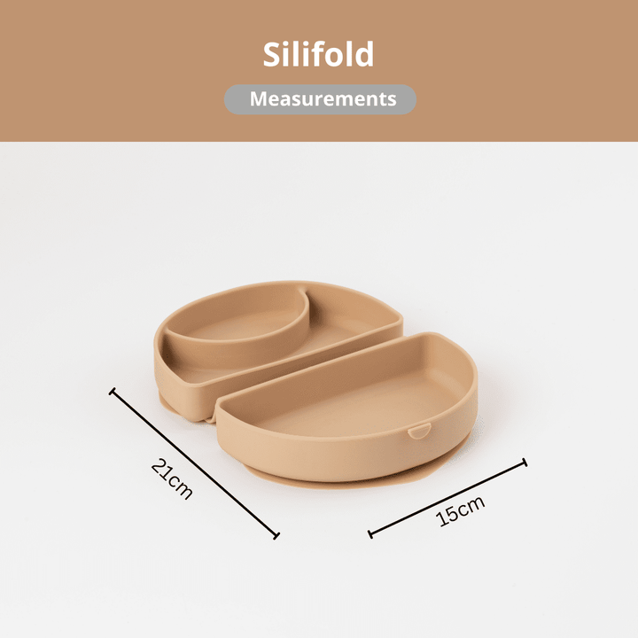 Miniware Silifold Foldable Suction Base Plate, 4months+