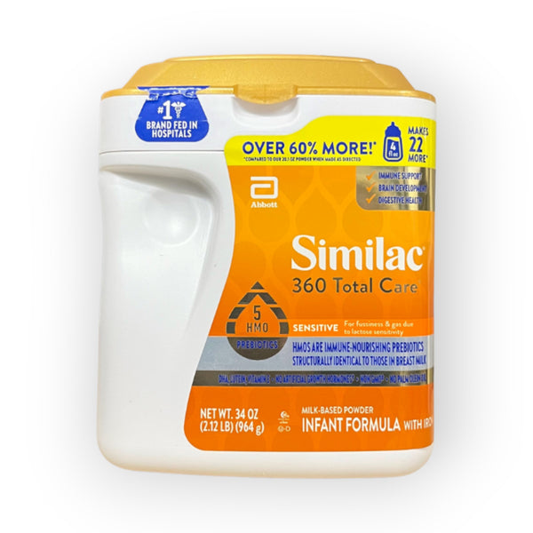 Similac 360 Total Care Milk Based Powder Infant Formula, Sensitive - 964g