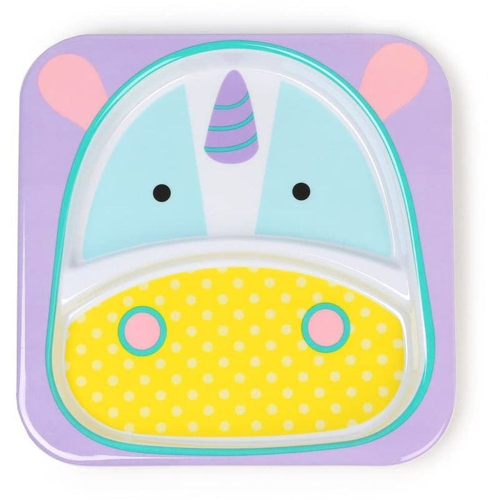 Skip Hop Zoo Melamine Plate And Bowl Set - Unicorn