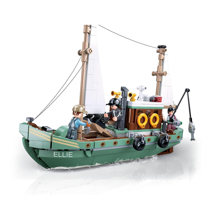 Sluban Model Bricks Fishing Boat  for Age 10+