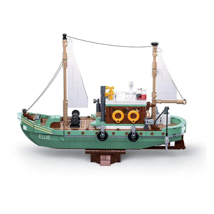 Sluban Model Bricks Fishing Boat  for Age 10+