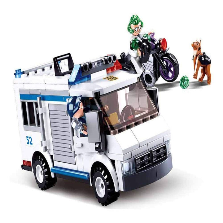 Sluban Police Escort Vehicle Building Blocks for Ages 6+