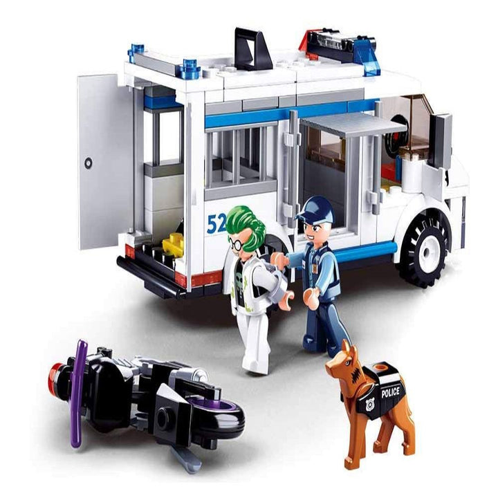 Sluban Police Escort Vehicle Building Blocks for Ages 6+