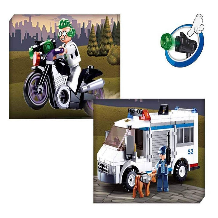 Sluban Police Escort Vehicle Building Blocks for Ages 6+