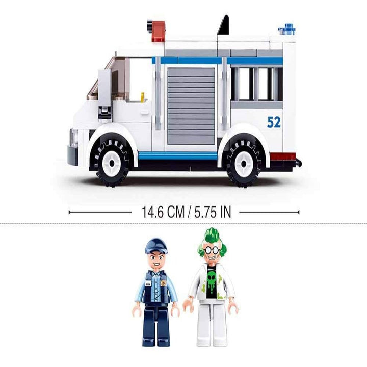 Sluban Police Escort Vehicle Building Blocks for Ages 6+