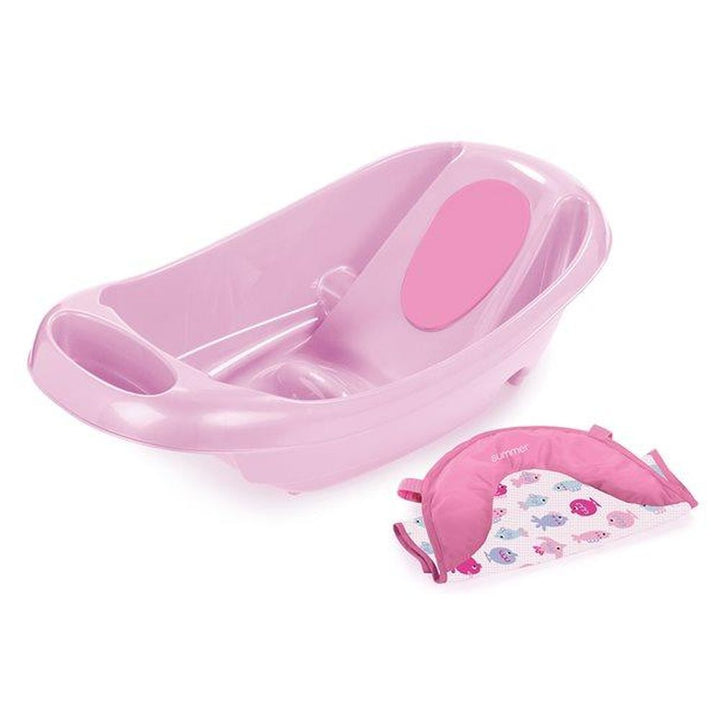 Summer Infant Splish 'N' Splash Bath Tub Pink for Ages Birth+ to 24 Months