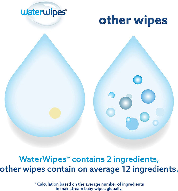 WaterWipes - BioDegradable, 60 Wipes, Pack of 3