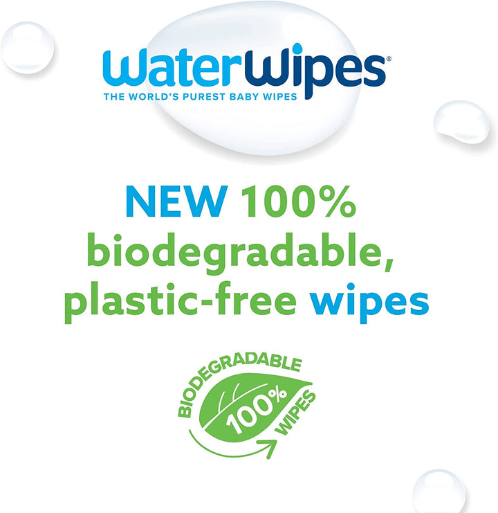 WaterWipes - BioDegradable, 60 Wipes, Pack of 3