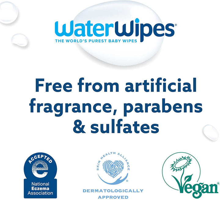 WaterWipes - BioDegradable, 60 Wipes