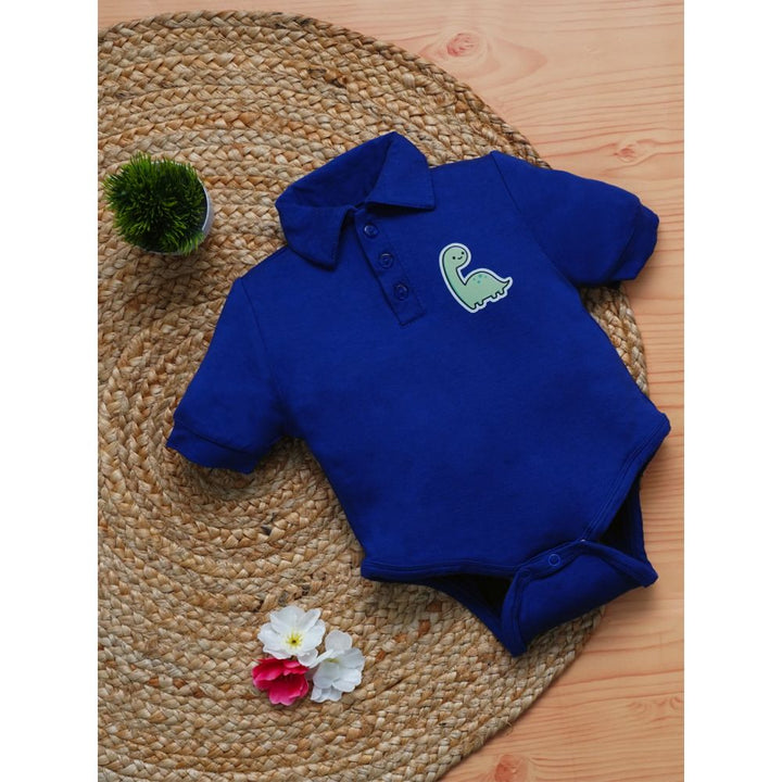 Kidbea Bamboo Soft Fabric onesie For, Baby Boy -Blue Dino