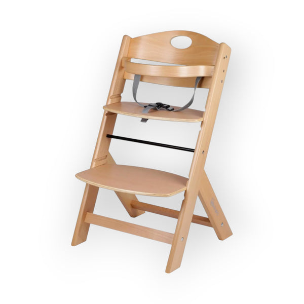 BabyGO Family Wooden High Chair (Nature)