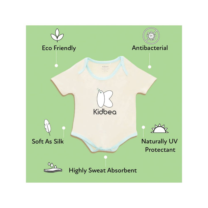 Kidbea Bamboo Soft Fabric Onesies, Baby Boy/Girl - Fly High