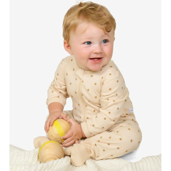 Tickle Tickle Lil StarDust  Organic Zipup Sleepsuit