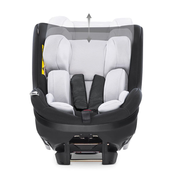 Hauck iPro Kids Baby Car Seat-Convertible (Front & Rear Facing)-Multi Layer Safety-0 to 4Y - Caviar