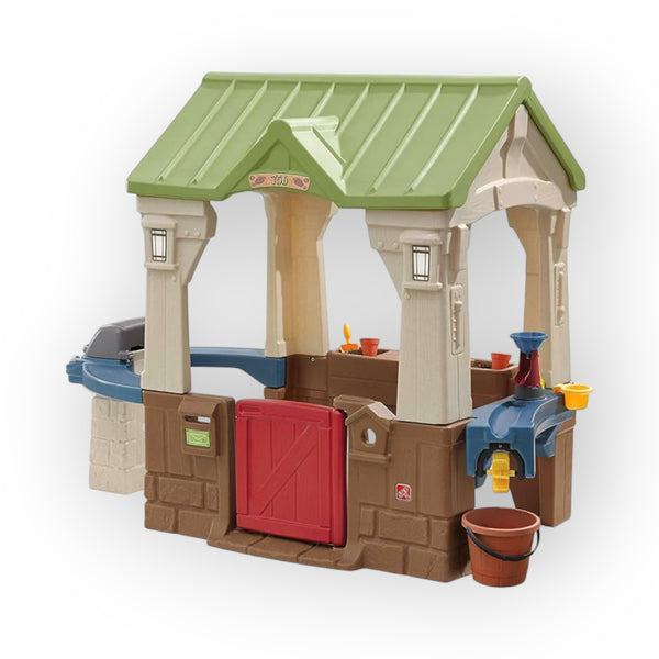 Outdoor playhouse for kids