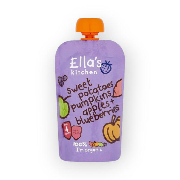 Ella's Kitchen Sweet Potatoes, Pumpkins, Apples and Blueberries - 120g